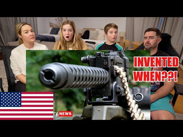 New Zealand Family react to Top 10 Oldest American Weapons still in Use (WILL WE GET TO SHOOT ANY?!)