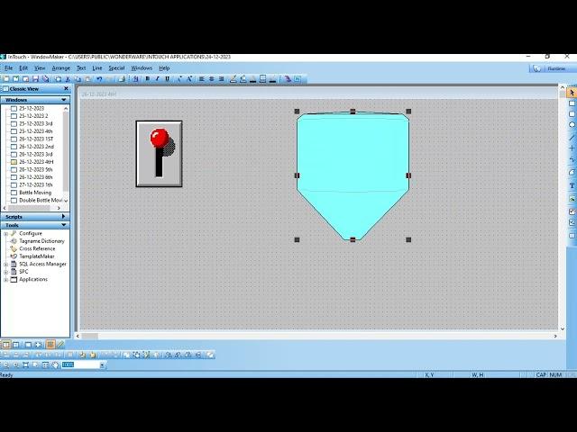 WINDOW SCRIPT IN INTOUCH SCADA SOFTWARE TUTORIAL PART 1