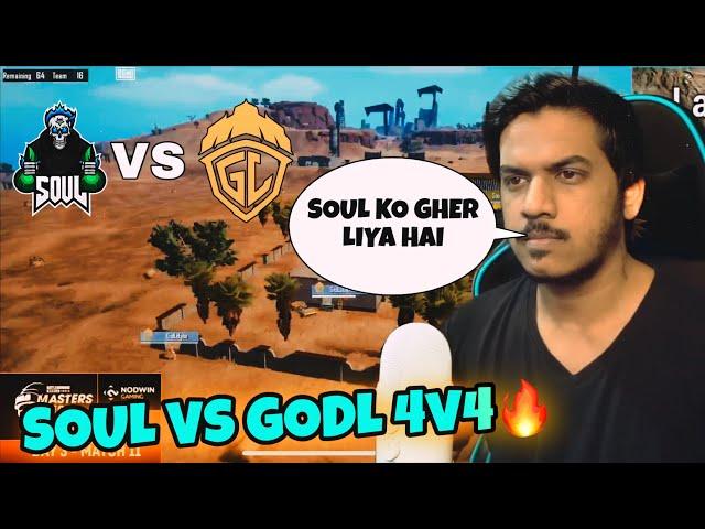 SouL vs GodL 4v4 Intense Fight - iFlicks Reaction