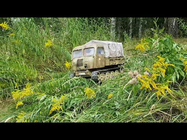 RC Steyr RSO 1/6 forcing its way through