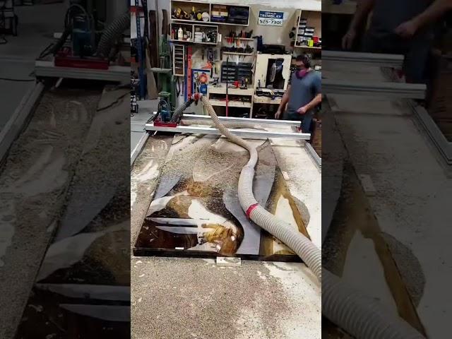 Fabricação de Mesa Resinada (Mesa de Resina Epóxi - River Table) 