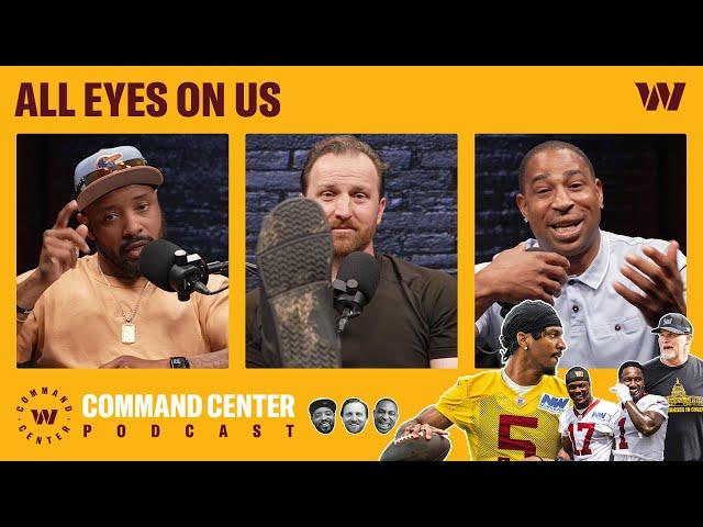 ALL Eyes on Jayden Daniels + Spain Games  | Command Center Podcast | Washington Commanders | NFL