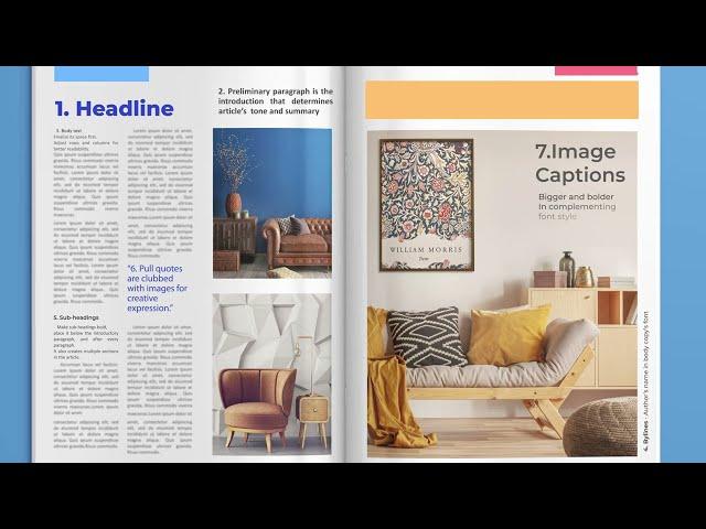 10 Important Elements of Magazine Spreads Layout Design