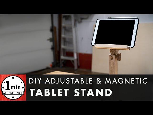 DIY iPad/Tablet Stand with Magnets