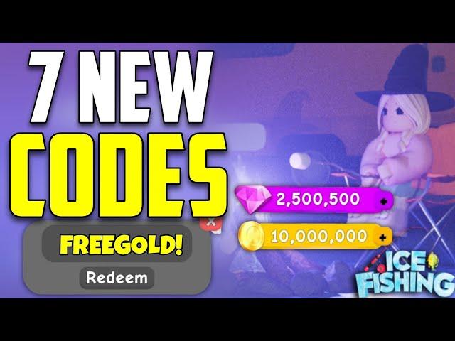 *NEW* ALL WORKING CODES FOR ICE FISHING SIMULATOR IN 2024! ROBLOX ICE FISHING SIMULATOR CODES