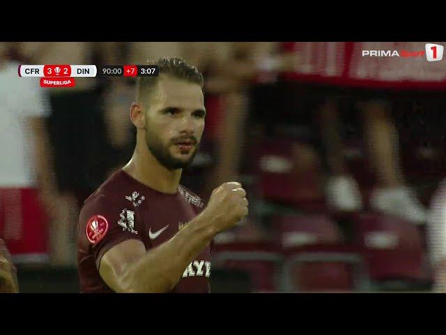 REZUMAT | CFR Cluj - Dinamo 3-2. Câinii au avut 2-0, clujenii au lovit decisiv în prelungiri