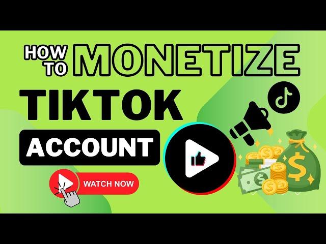 How to Monetize TikTok Account | Tiktok Monetization​ Requirements​ ⏬