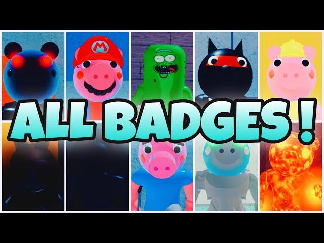 HOW TO GET ALL 12 BADGES & MORPHS | InfectedDeveloper’s Piggy RP | Roblox