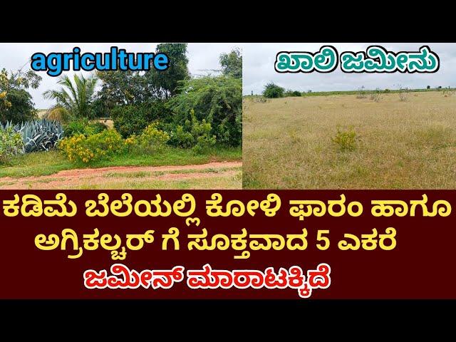 6 lakhs per acre in low price General Property Near By Challakere Chitradurga Dist: Karnataka