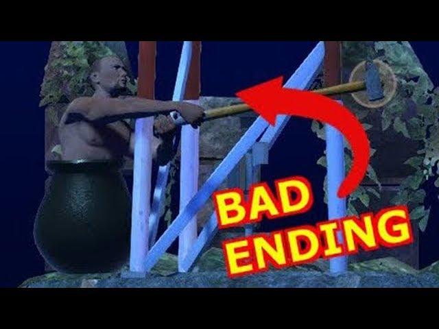 ПЛОХАЯ КОНЦОВКА В Getting Over It with Bennett Foddy?! ► АЛЬТЕРНАТИВНЫЙ ФИНАЛ