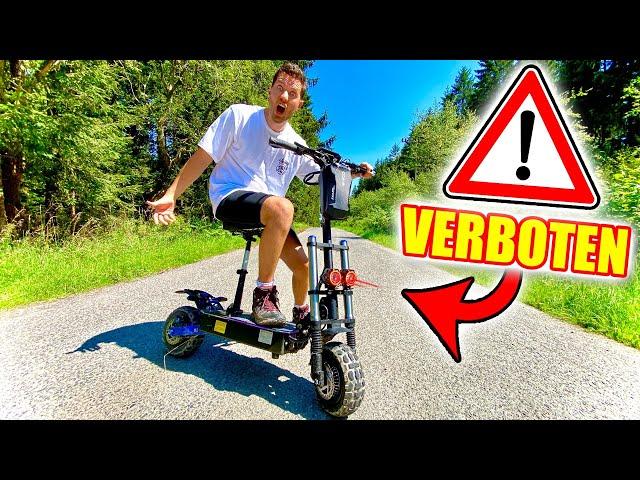 Ich fahre mit illegalen E Scooter lebensgefährliche 85 km/h schnell!!! (OOTD D88)