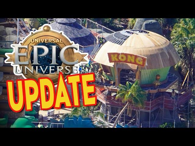 Epic Universe Construction Update | Major Progress In Dark Universe & More