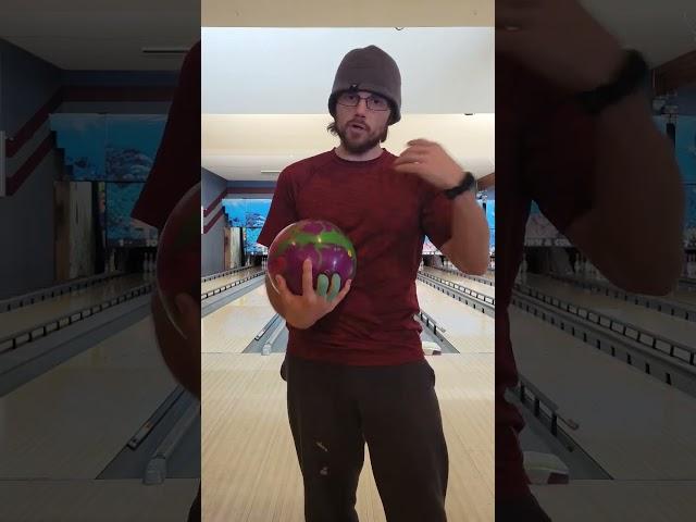 Two Handed Bowling Release #twohands #bowling #foryou #fyp #shorts #pba #learning