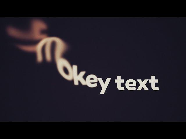 Smoke Text Transition Tutorial for After Effects