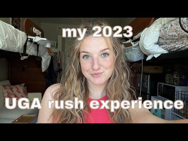 MY SORORITY RUSH EXPERIENCE AT UGA