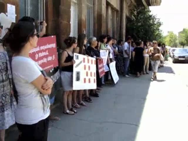 Demonstration in Support of Domestic Violence Survivor Mariam Gevorgyan