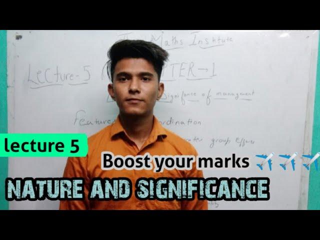 Nature and Significance  ll Lecture 5 ll by Sanju sir
