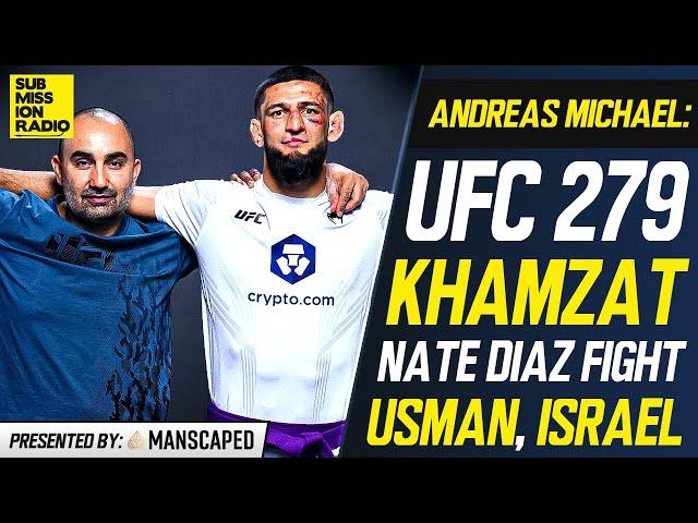 Khamzat Chimaev Coach: Nate Diaz UFC 279 Fight Is By "No Means An Easy Opponent For Us"