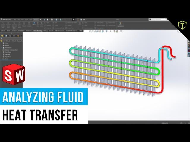 Testing a Heat Exchanger with SOLIDWORKS Flow Simulation