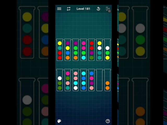 Ball sort puzzle level 181