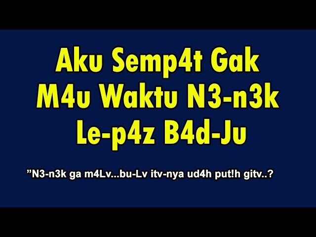 Pagi hari yg baik untuk memebersihkan piring || cerpen romantis