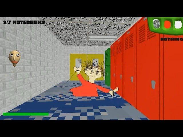 I flooded Baldi's school