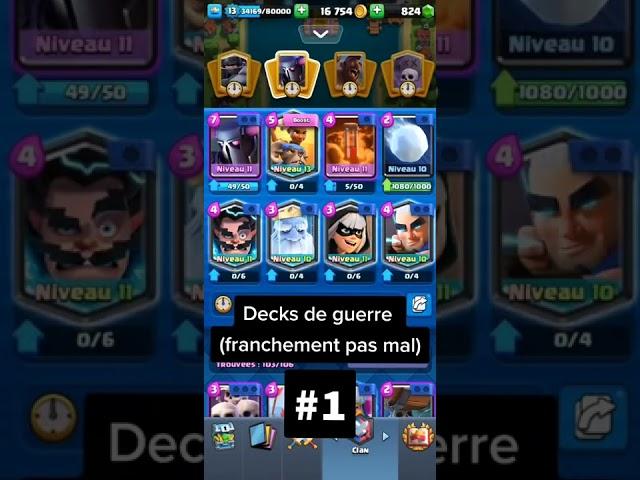 4 decks para guerra