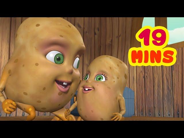 Aloo Kachaloo Beta Kahan Gaye The and much more | Hindi Rhymes collection for kids | Infobells