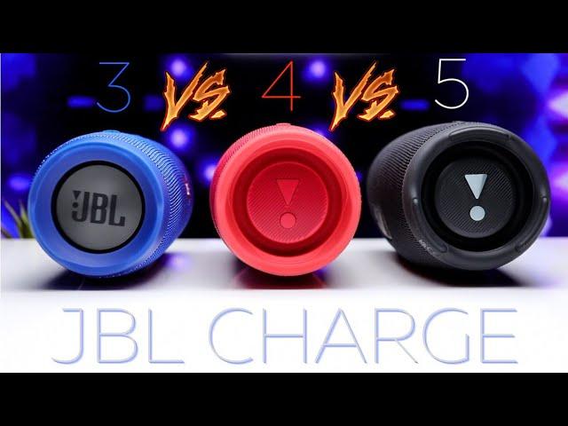 JBL Charge 5 VS JBL Charge 4 & JBL Charge 3 | Comparison & Sound Test!