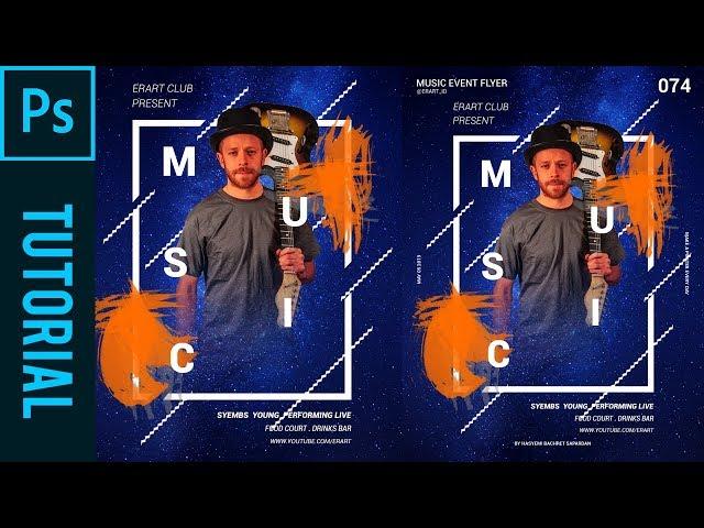 Music Event Flyer - Tutorial Photoshop CC 2019