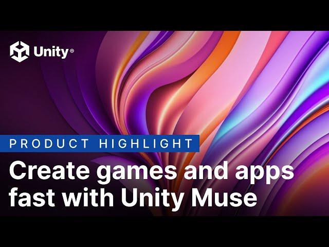 Create games and apps faster with Unity Muse | Unity AI