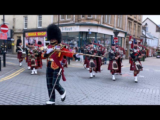 The Royal Regiment of Scotland | Freedom of Clackmannanshire Parade in Alloa, Scotland #military