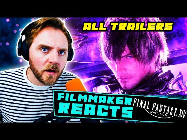 FILMMAKER REACTS: FINAL FANTASY XIV | [ALL TRAILERS!!] + [BREAKDOWN]