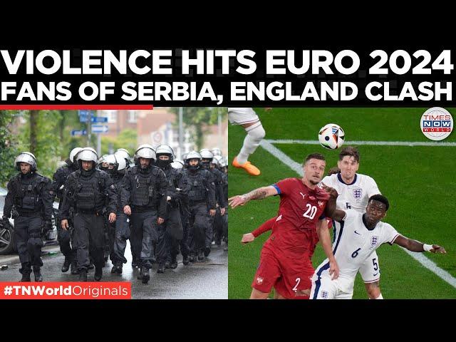 Euro 2024 | Violent Clashes Erupt Between Serbian and English Fans at Euro 2024 | Times Now World