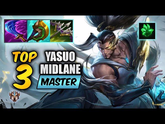 Wild Rift Yasuo top 3 - S15 rank game + build