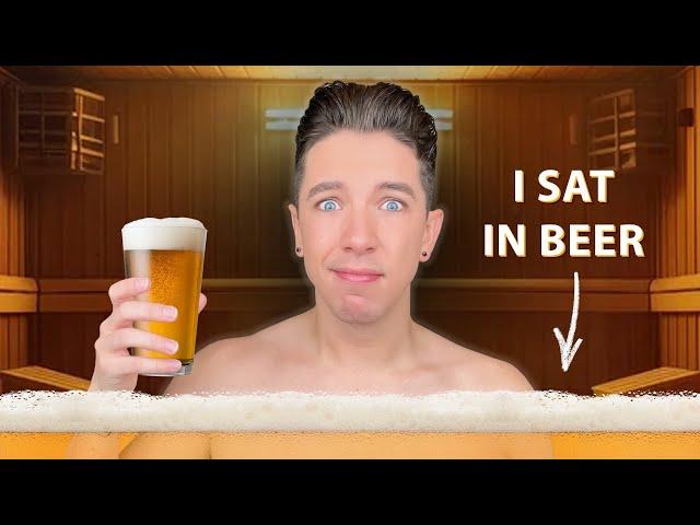 I Tried A Beer Spa 