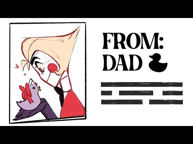 Dad's Greatest Gift | Cute Hazbin Hotel Comic Dub