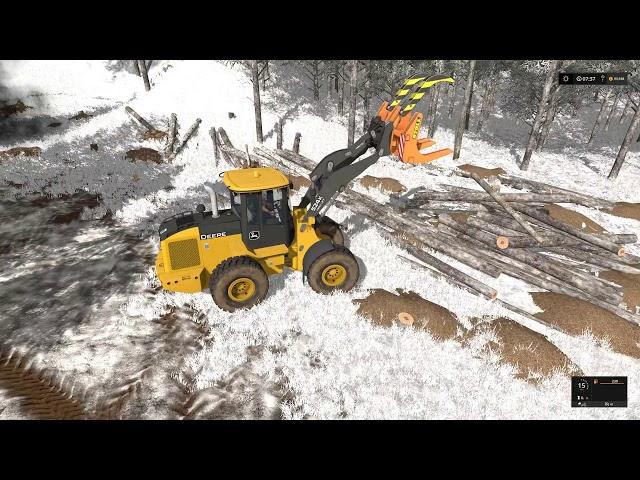 Farming simulator 17 Timelapse Arctic Logging EP#1