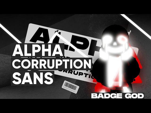 Roblox | Undertale Multiverse Battles | Alpha Corruption Sans