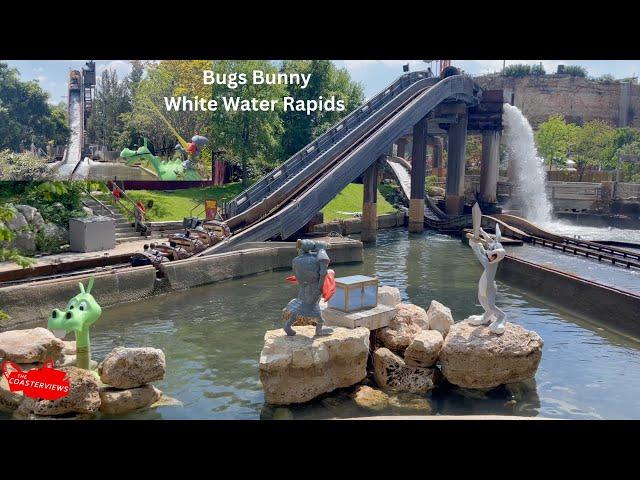 Bugs Bunny White Water Rapids Log Flume Six Flags Fiesta Texas