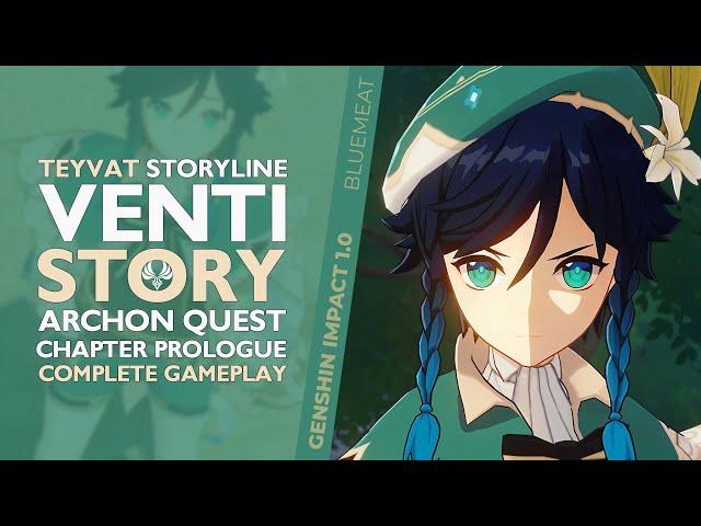 Genshin Impact Venti Archon Quest Prologue Full Story Gameplay (Eng Dub)