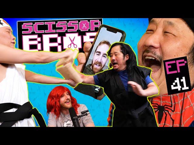 Bobby Lee Cobra Kai x Worm Eating | Scissor Bros with Jeremiah Watkins & Steebee Weebee | Ep 41