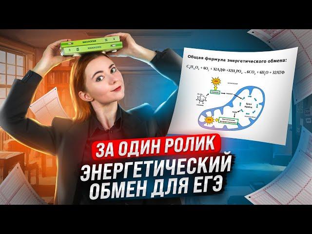 Энергетический обмен: понятно и подробно | Биология ЕГЭ