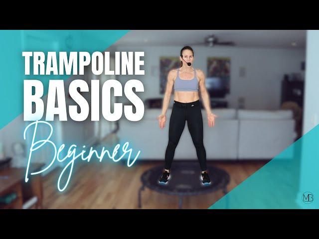 Trampoline Basics 15 MIN Rebounder Workout | Beginner Bounce Cardio