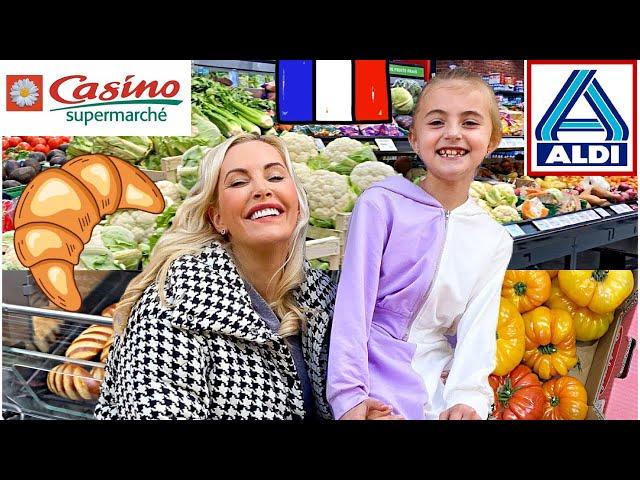 FOOD SHOPPING IN FRANCE  COST  | LIFE ON THE FRENCH RIVIERA