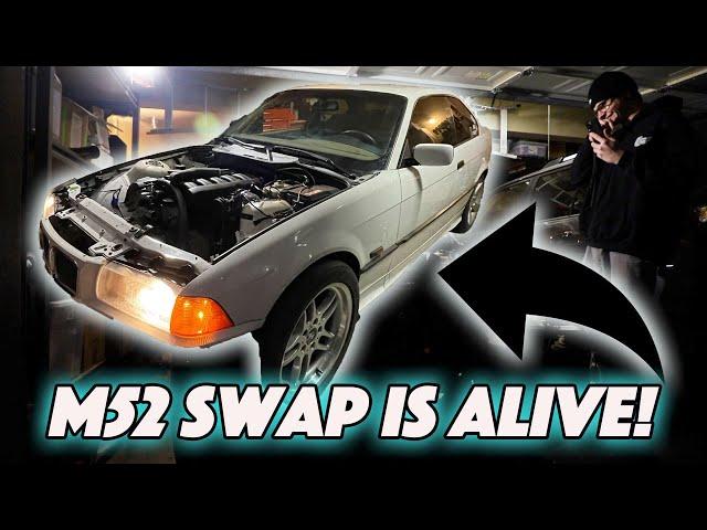 Starting My Swapped E36 For The Very First Time!