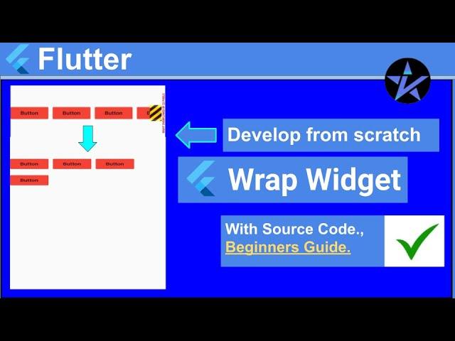 Wrap Widget in #flutter | Flutter tutorial  | #mobileapp development