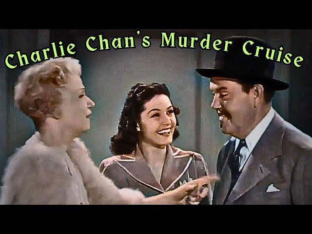 Charlie Chan's Murder Cruise (1940) | colorized