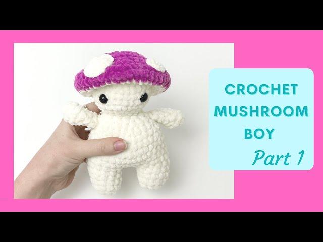 Crochet Mushroom Boi (TikTok 2021) Tutorial Part 1 | Free Amigurumi Animal Pattern for Beginners