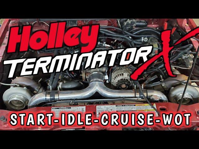 Holley Terminator X First Start To WOT Tuning Basics!!!